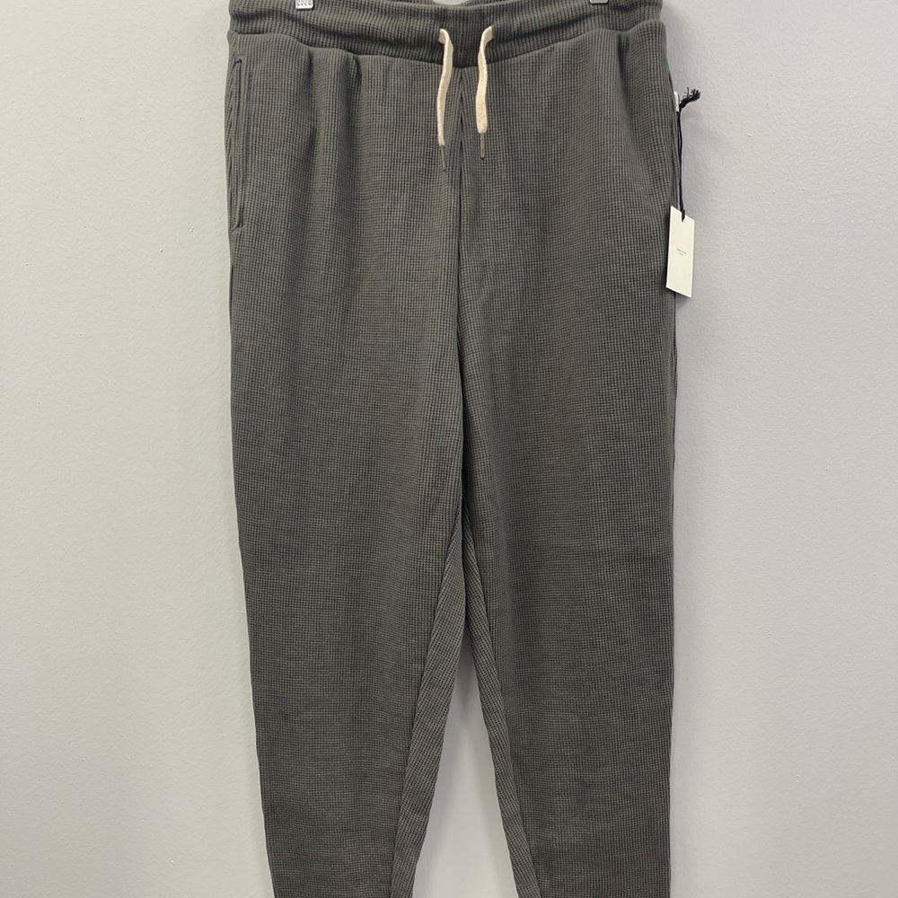 Onia Men's Waffle Jogger in Grey - Large - NWT